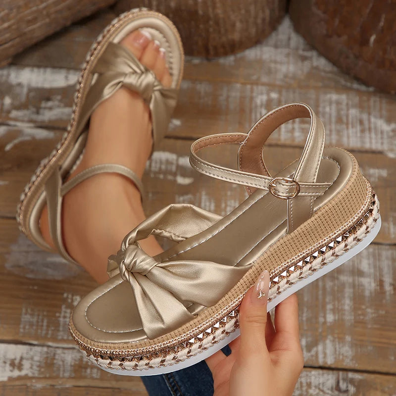Serena Boho Wedge Sandals