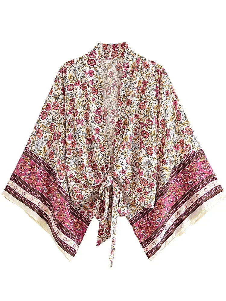 Floral Kimono Blouse