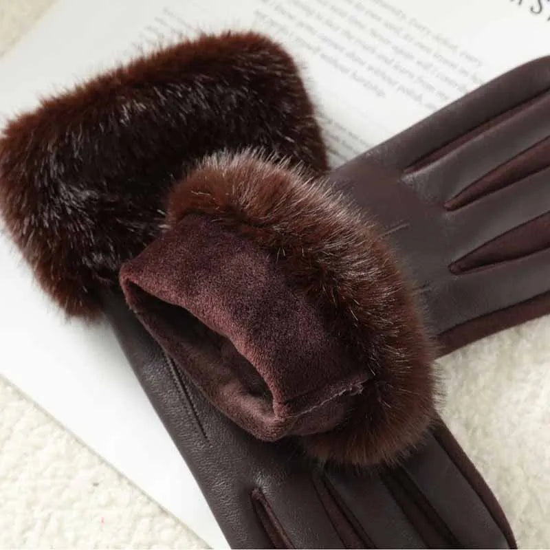 Orsay Leather Winter Gloves