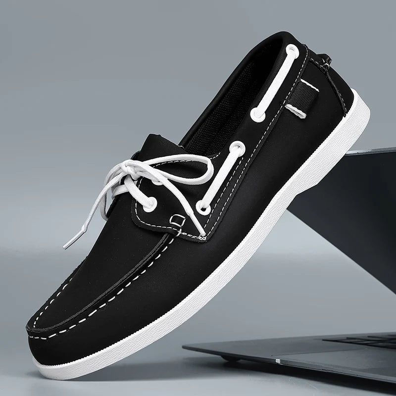 Liam Orthopedic Leather Moccasins