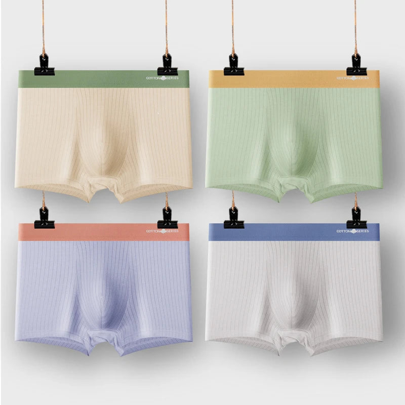 Noah Cotton Boxer Briefs – Skin-Friendly, Antibacterial Fit