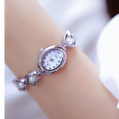 Aika Pearl Oval Watch