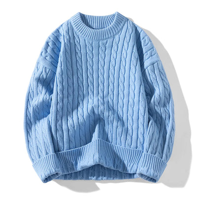 Mason Cable-Knit Crew