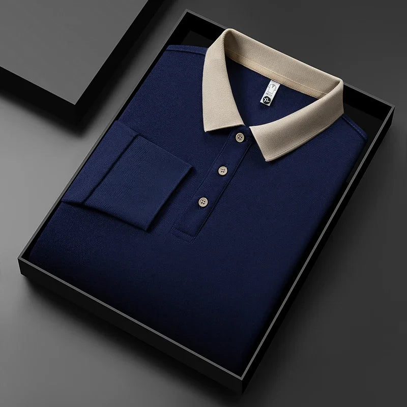 Nolan Contrast Collar Polo
