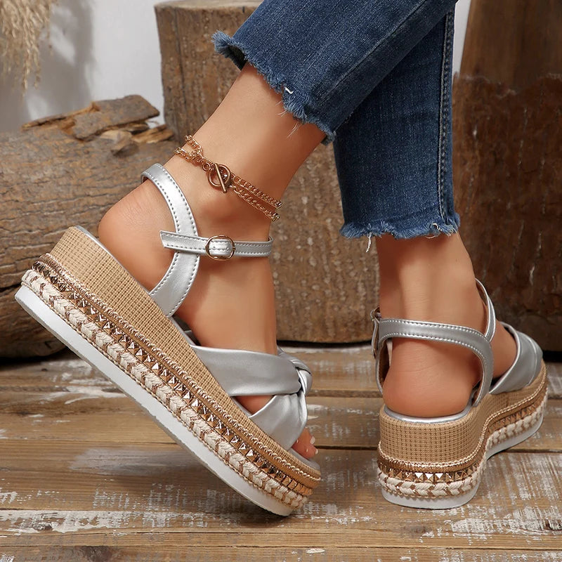 Serena Boho Wedge Sandals