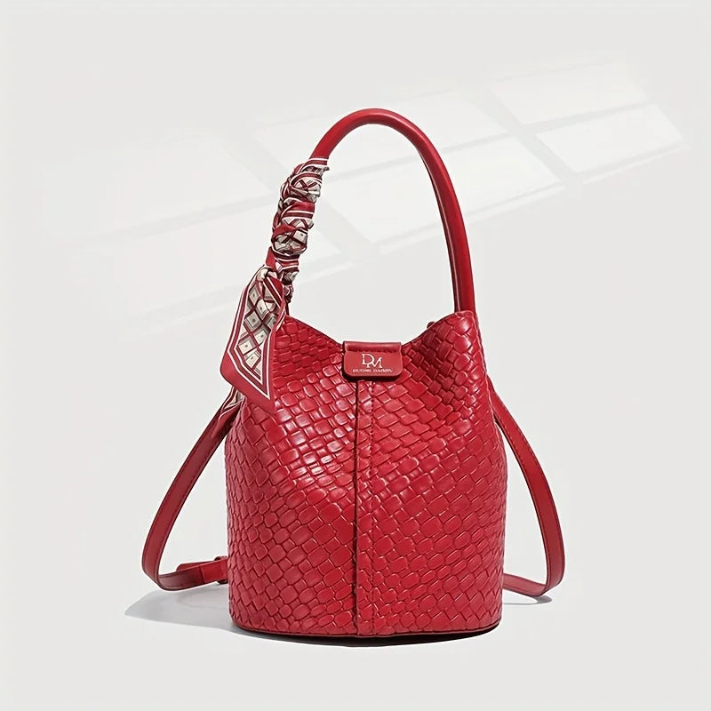 Marilyn Weave Bucket Bag