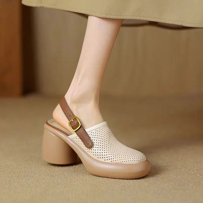 Léa Hollow Heel Sandals