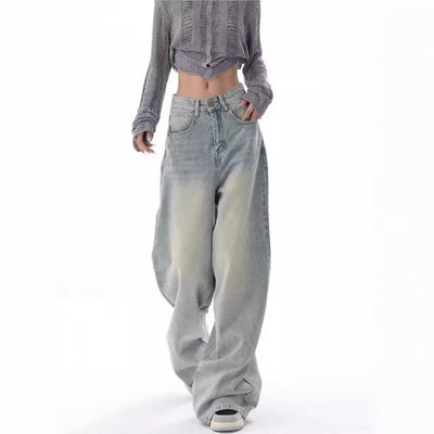 Mira High-Waisted Loose Baggy Jeans