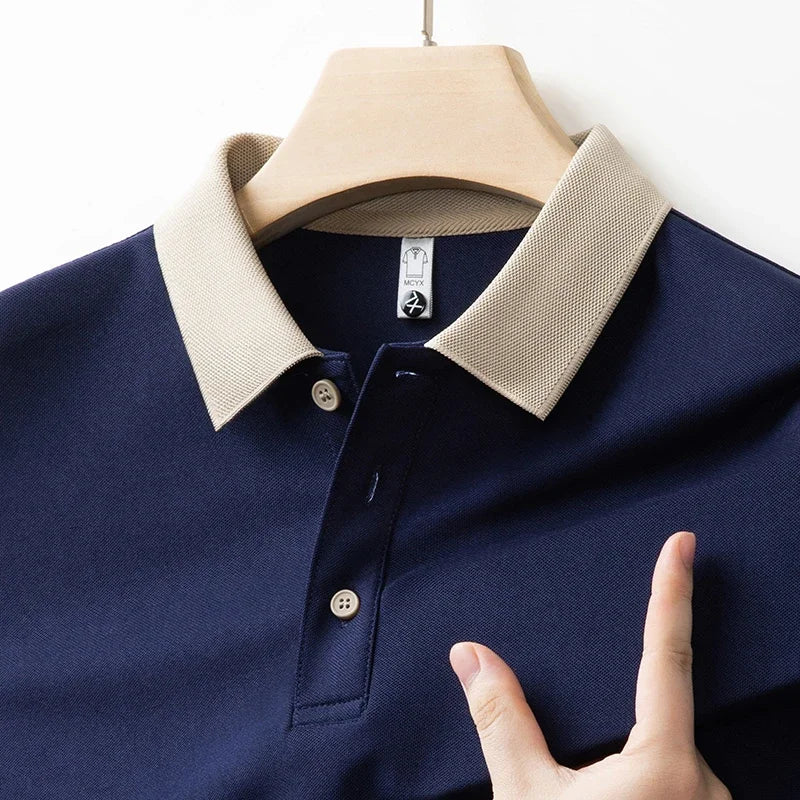 Nolan Contrast Collar Polo
