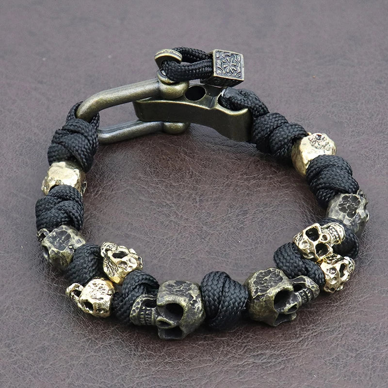 Knox Skull Woven Bracelet
