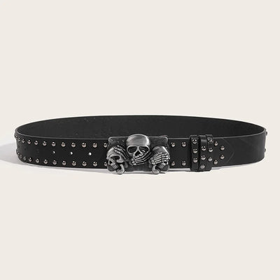 Nova Skull Rivet Belt