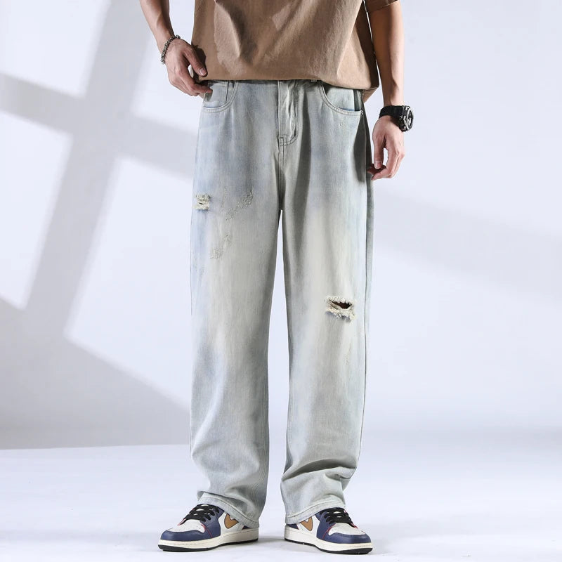 Jackson Cotton Denim Jeans – Men’s Straight-Leg Baggy Fit