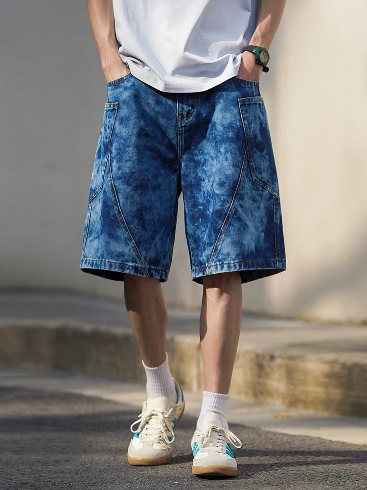 Jaxon Dyed Denim Shorts