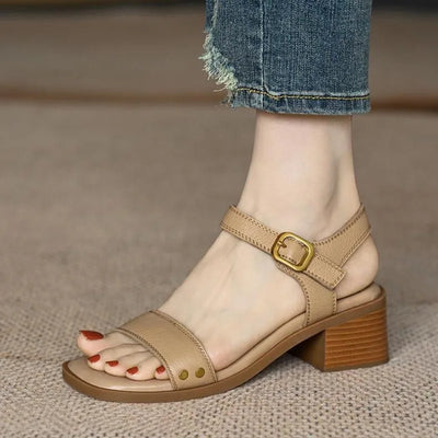 Rosa Vintage Leather Heels