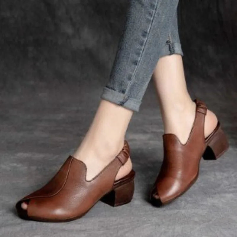 Linda Leather Sandals