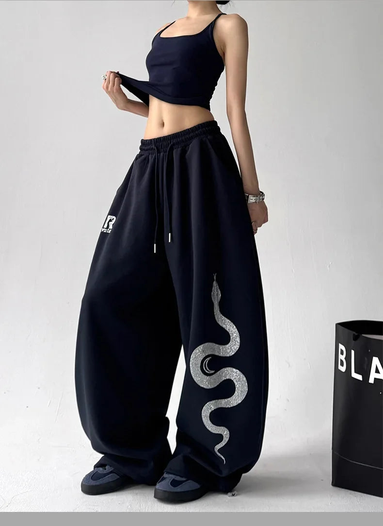 Raven Rhinestone Pants