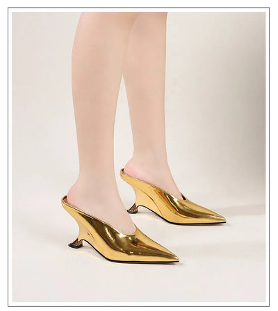 Vera Mirror Mules