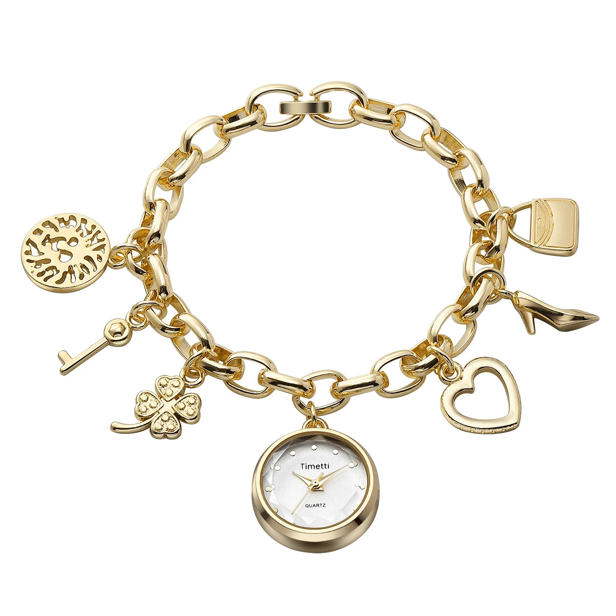 Timetti Charm Bracelet Watch