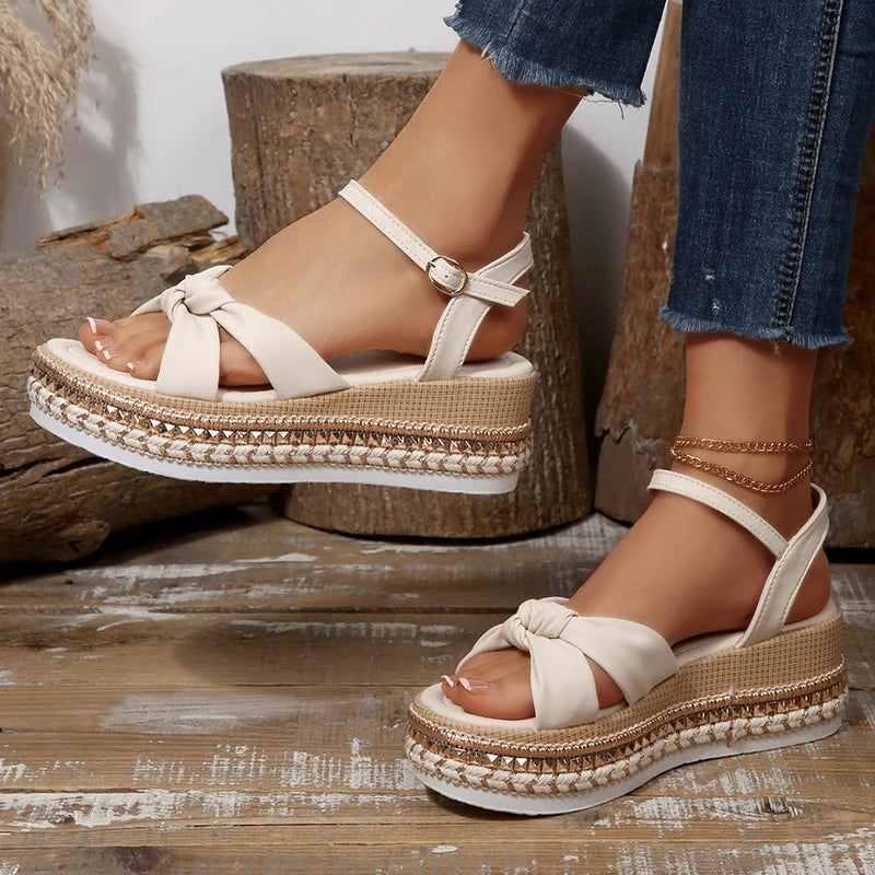 Serena Boho Wedge Sandals