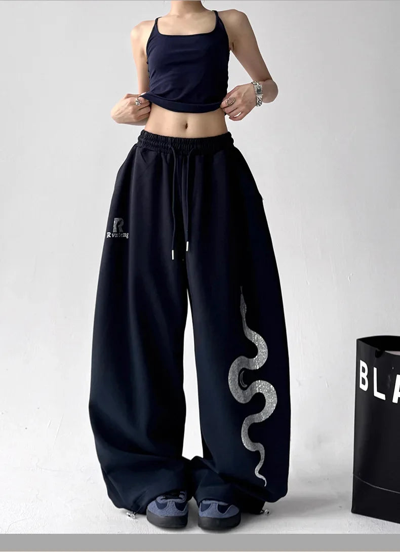 Raven Rhinestone Pants