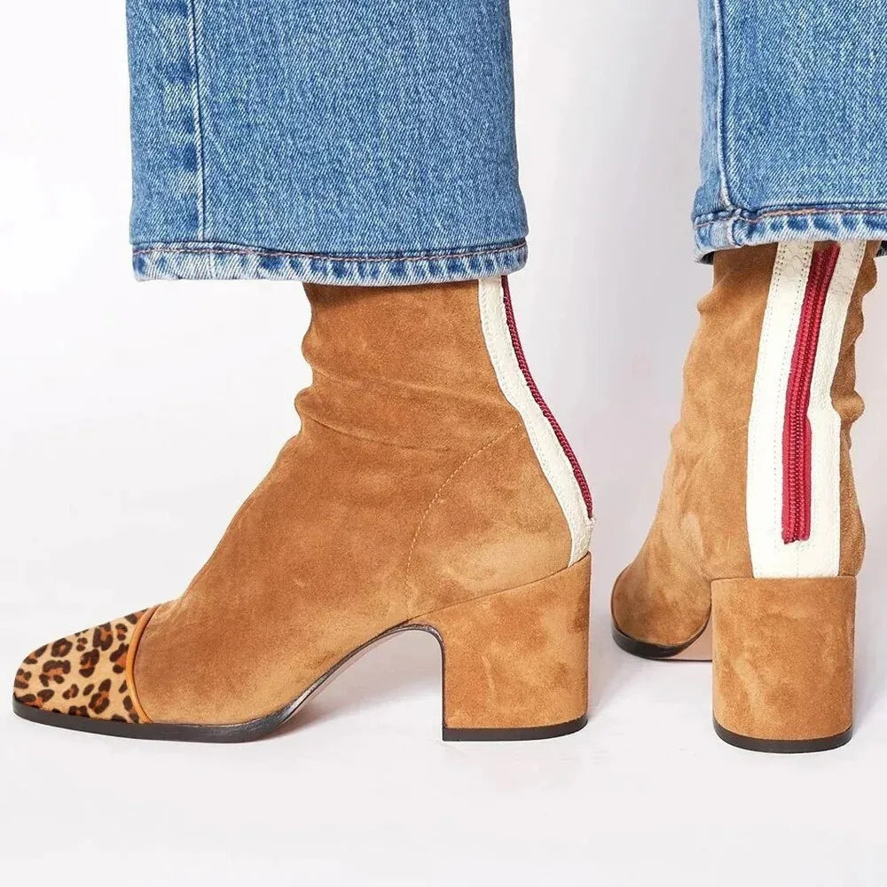 Vittoria Velvet Ankle Boots