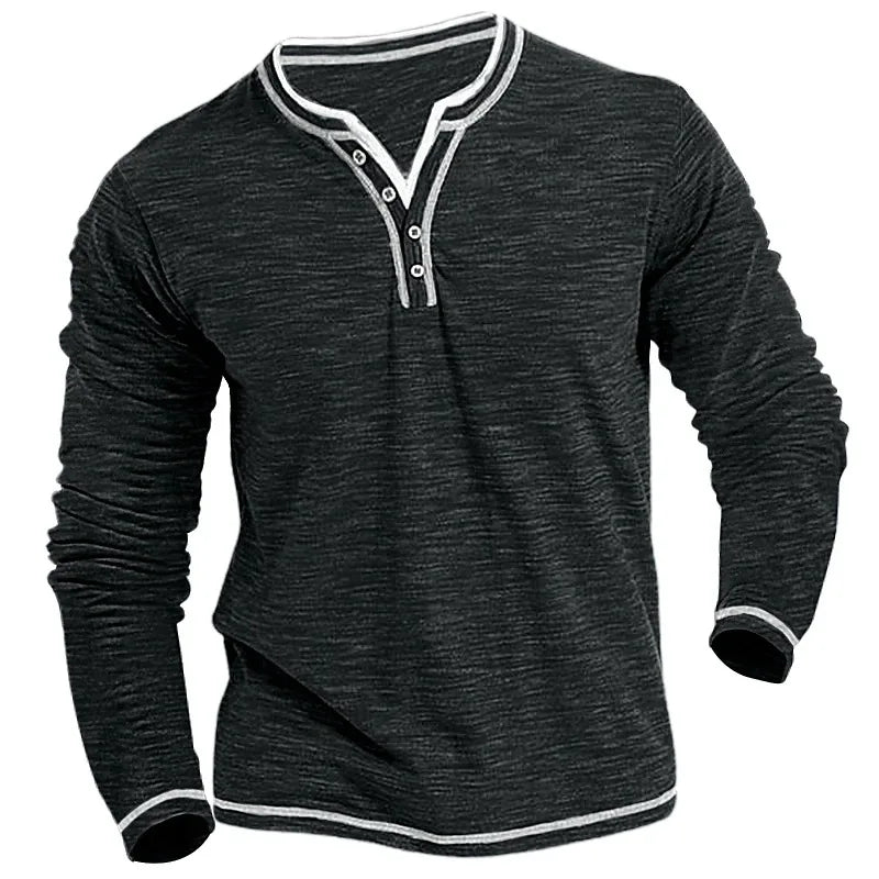 Milo V-Neck Henley