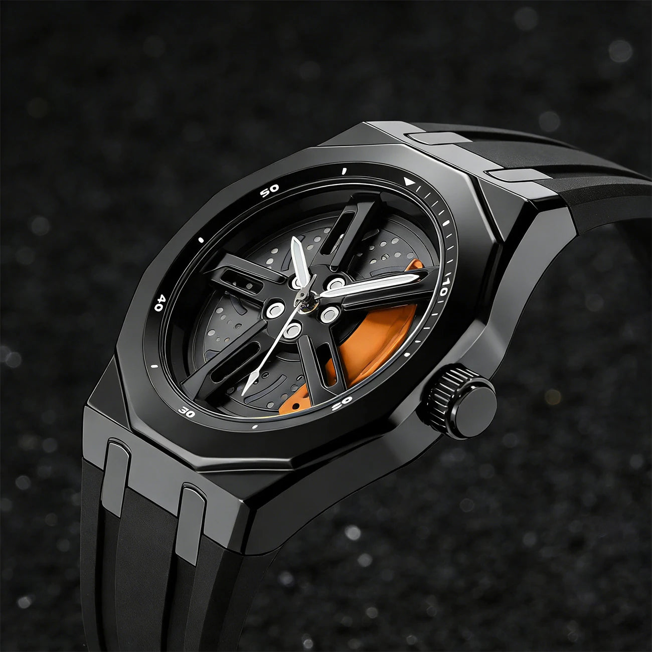 Veloce Wheel Dial Quartz Watch