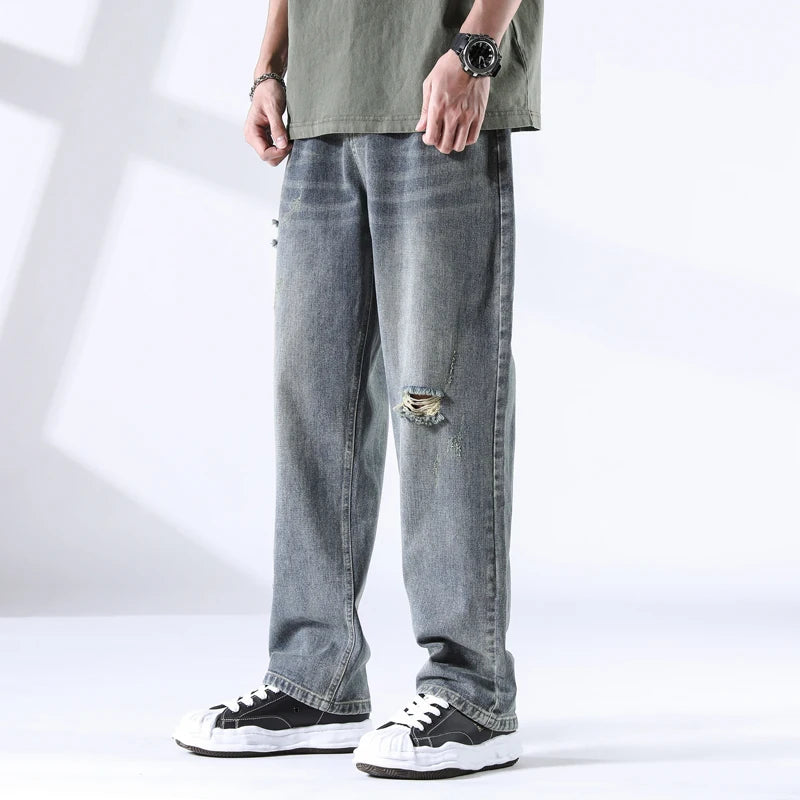 Jackson Cotton Denim Jeans – Men’s Straight-Leg Baggy Fit