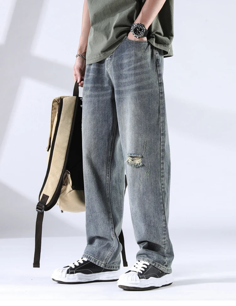 Jackson Cotton Denim Jeans – Men’s Straight-Leg Baggy Fit
