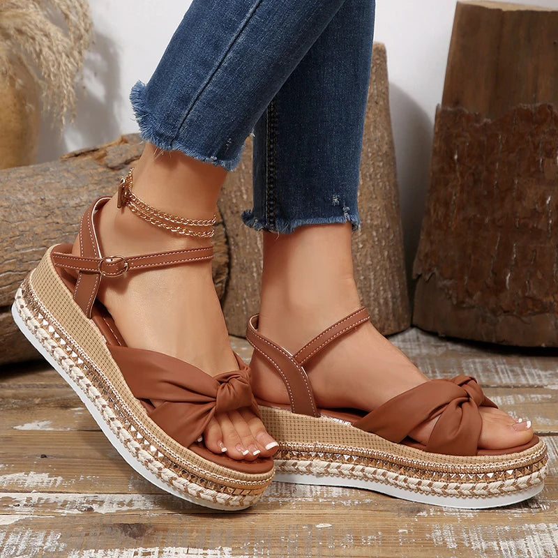 Serena Boho Wedge Sandals