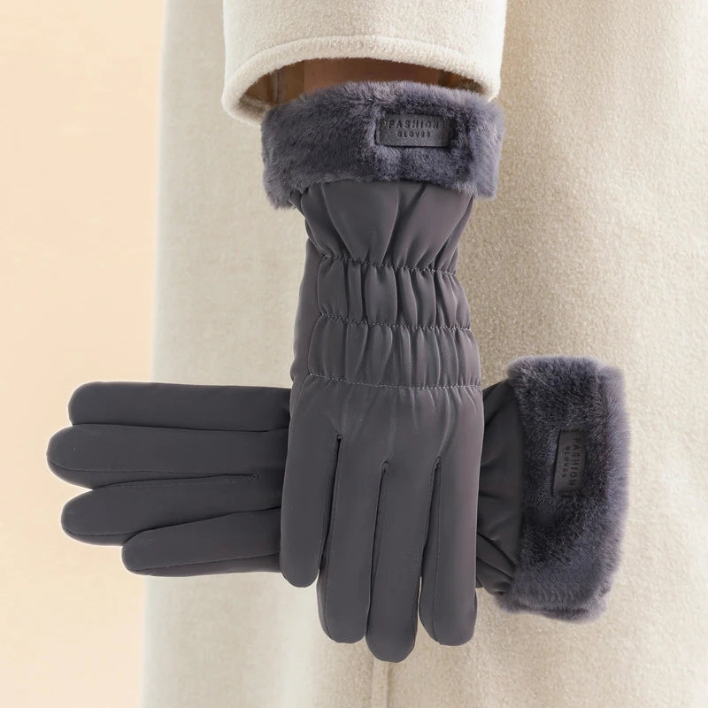 Cashmere Lining Touchscreen Gloves