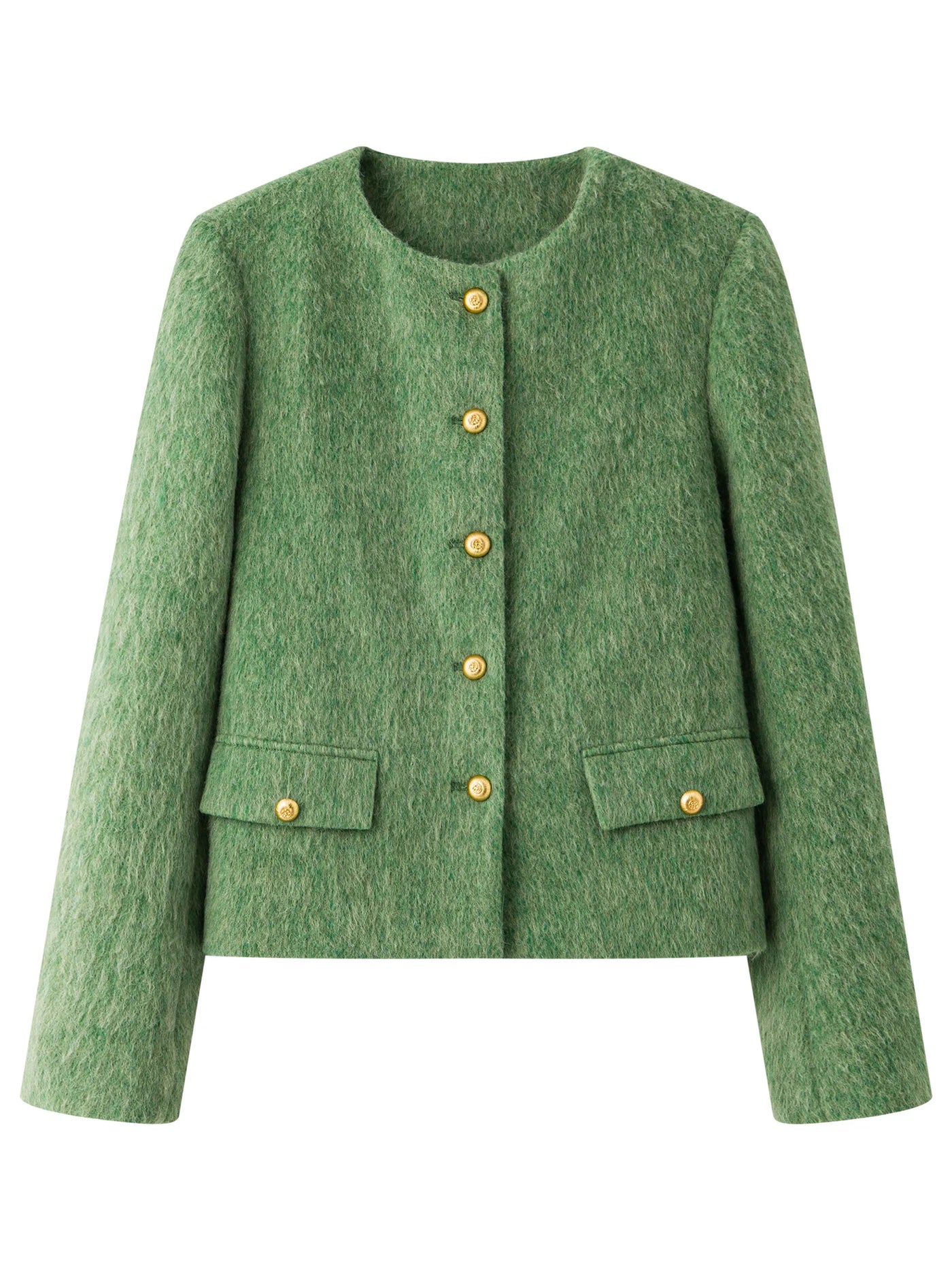 Élise French Wool Tweed Coat