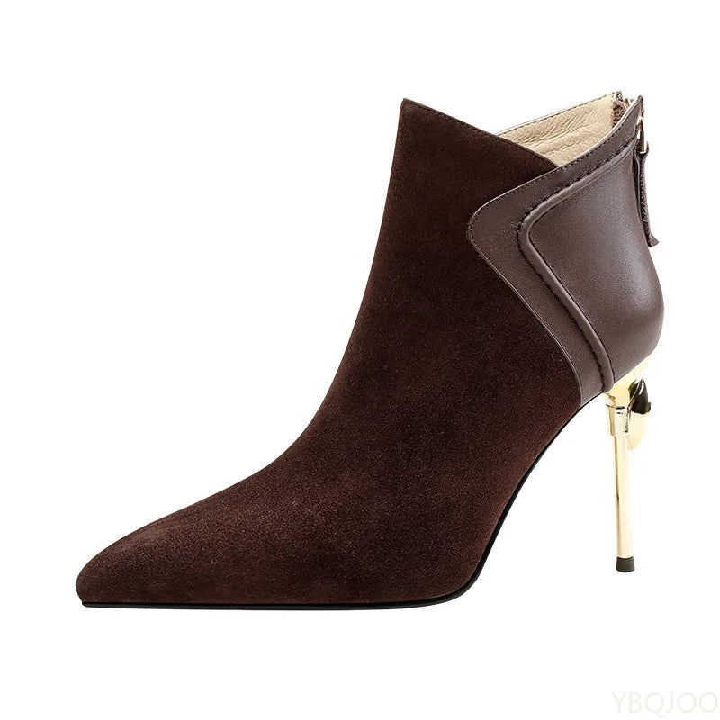 Valentina Pointed Ankle Boots