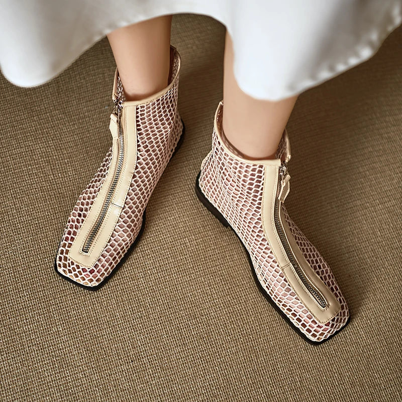 Blaire Square Toe Heel Boots