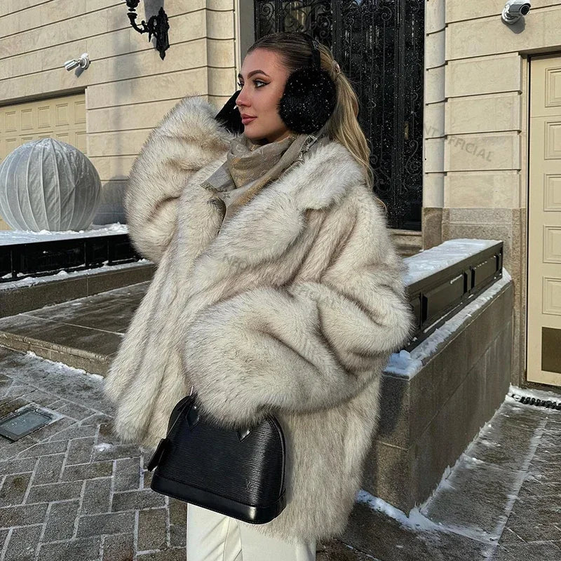 Luma Oversized Fur Coat