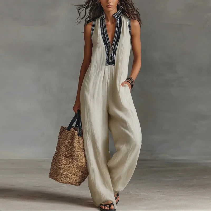 Marbella Linen Jumpsuit
