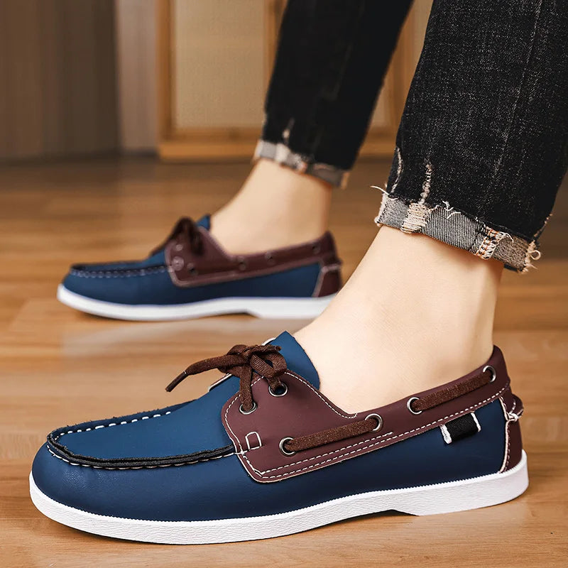Liam Orthopedic Leather Moccasins