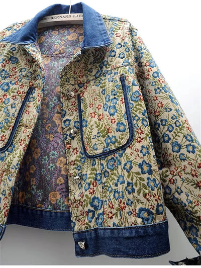 Ivy Jacquard Denim Jacket