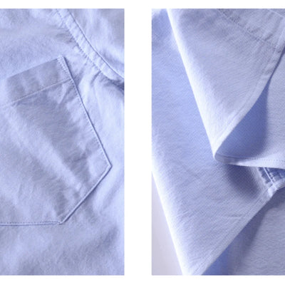 Henry Oxford Shirt – Men’s Cotton Long Sleeve