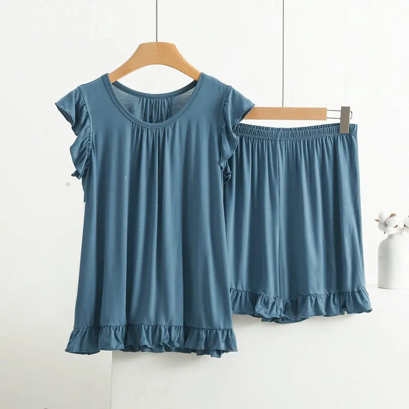 Lily Ruffle Lounge Set