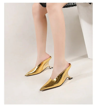 Vera Mirror Mules
