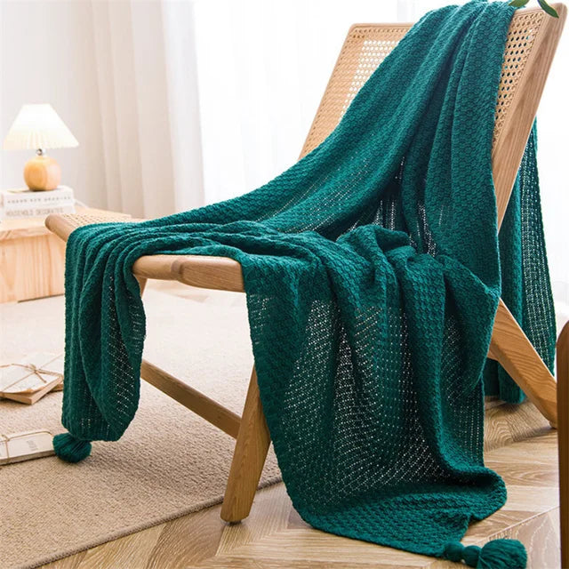 Lucia Knit Throw Blanket