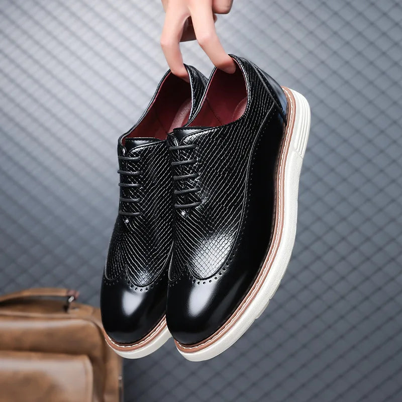 The Belmont Leather Oxford
