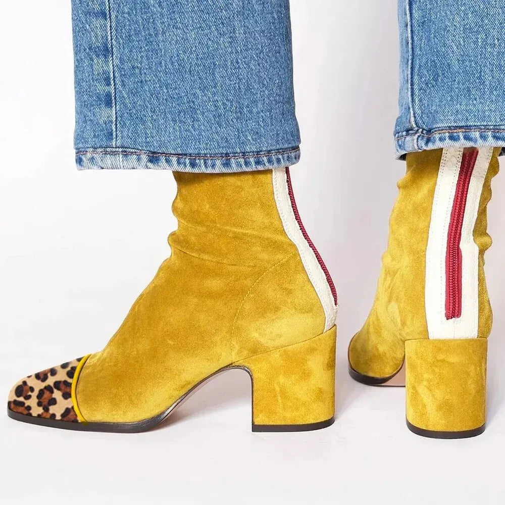 Vittoria Velvet Ankle Boots