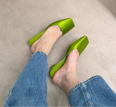 Lisa  Satin Mules