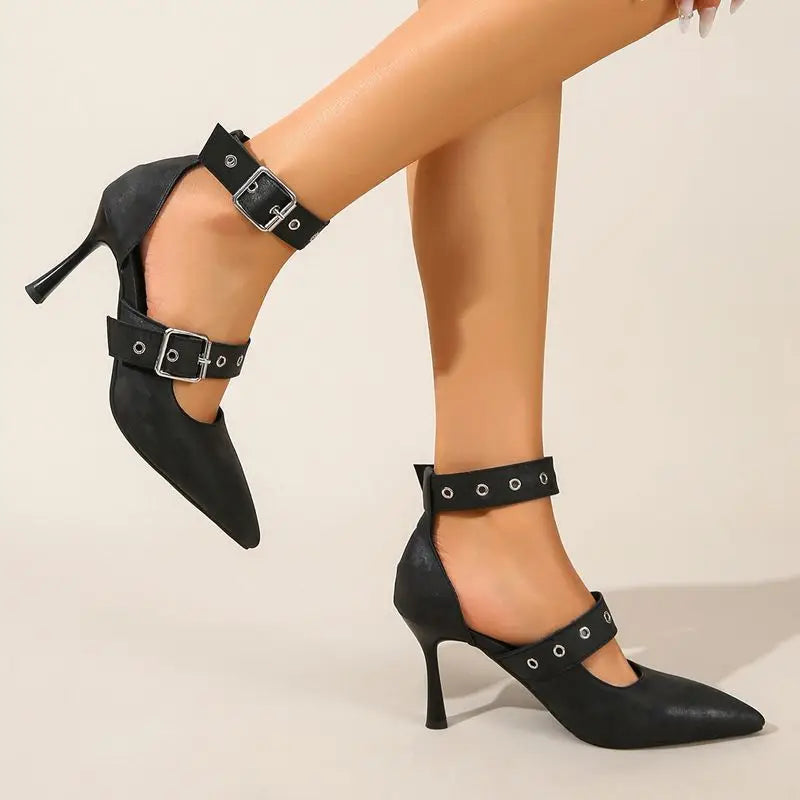 Alessia Strap Heel Stiletto Sandals