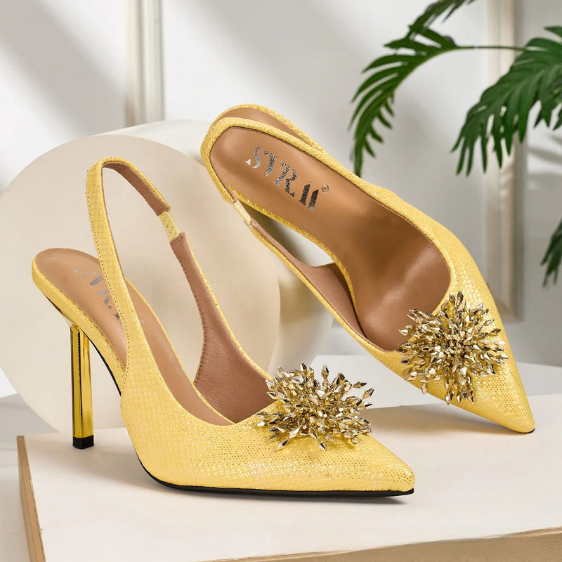 Ysa Pointed Heel Sandals