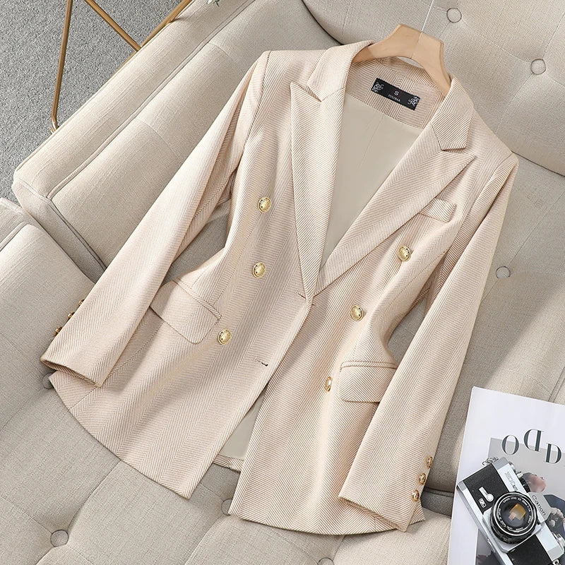 Clara Herringbone Blazer