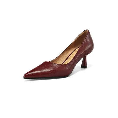 Giulia Genuine Leather Pumps