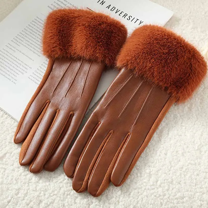 Orsay Leather Winter Gloves